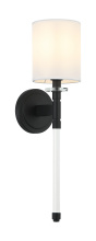 Matteo S00801MB - Fairburn Matte Black Wall Sconce
