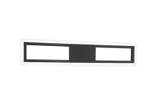 Matteo S02524MB - Valance Matte Black Wall Sconce