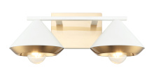 Matteo S06802WHAG - Velax White Wall Sconce