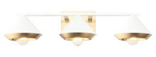 Matteo S06803WHAG - Velax White Wall Sconce