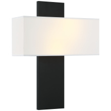 Matteo S13912MB - Stafford Matte Black Wall Sconce