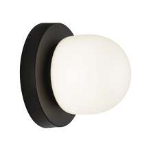 Matteo S14501MB - Pizzazz Matte Black Wall Sconce