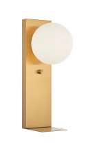 Matteo S17801AG - Stanley Aged Gold Brass Wall Sconce