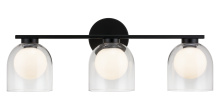 Matteo W60703BKCL - Derbishone Black Wall Sconce