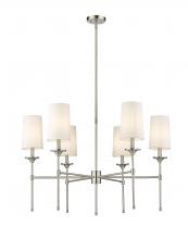  3033-6BN - 6 Light Chandelier