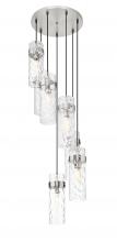  7002P5-7R-BN - 7 Light Chandelier