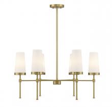 Savoy House Canada 1-2802-6-322 - Haynes 6-Light Chandelier in Warm Brass