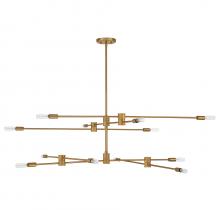  1-7001-12-322 - Lyrique 12-Light Chandelier in Warm Brass