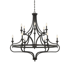  1-9084-12-13 - Shields 12-Light Chandelier in English Bronze