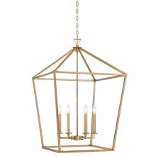  3-422-6-322 - Townsend 6-Light Pendant in Warm Brass