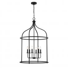  3-7388-6-89 - Brookstone 6-Light Pendant in Matte Black