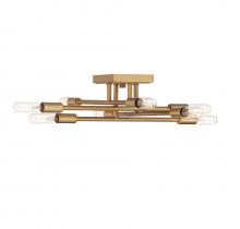  6-7003-8-322 - Lyrique 8-Light Ceiling Light in Warm Brass