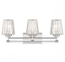 Savoy House Canada 8-6001-3-109 - Garnet 3-Light Bathroom Vanity Light in Polished Nickel