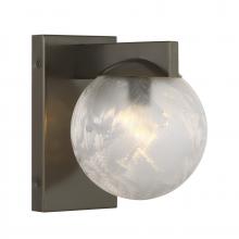  9-1017-1-15 - Darien 1-Light Wall Sconce in Mediterranean Bronze