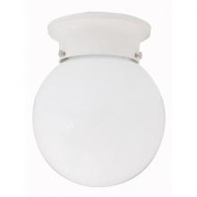  5569WH - 1 Light Flush Mount