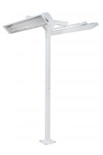  EF3908PMDW - Eurofase EF3908PMDW 39 Inch 8ft White Pole Mount With Double Crossbar