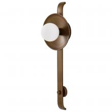  60/7742 - Colby 1 Light Wall Sconce; Natural Brass Finish