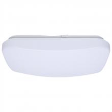  62/1857 - 14 Inch LED Cloud Fixture with Sensor; 17 Watts; 27K/30K/35K/40K/50K CCT Selectable; Square Shape;