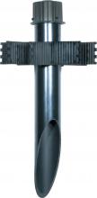  SF76/643 - Mounting Post - 2'' Diameter; Black with black cap