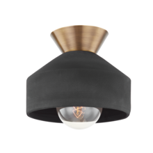  C9811-PBR/CBK - COVINA Flush Mount