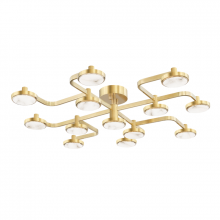  6343-AGB - 13 LIGHT SEMI FLUSH