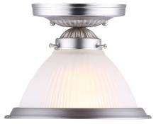  ICHANC7151 - Halophane, ICHANC71 BPT, Ceiling Light, Frosted Halophane Glass, 60W Type A, 6 .75 IN W x 6 IN H