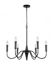  ICH1103A06BK - BRIELLE 6 Light Chandelier