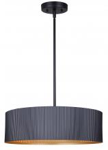  ICH1119A03BK17 - Rexton 3 Light Matte Black Modern Chandelier for Dining Rooms and Living Rooms