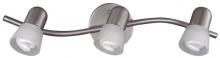  IT5351 - Omni 3 Light Track Lighting, Brushed Pewter Finish