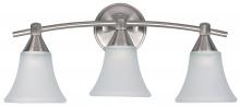  IVL221A03BPT - Grace 3 Light Vanity, Pewter Finish