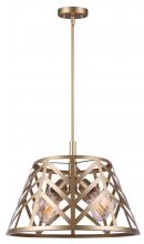  ICH635B04PGD19 - MAUD, ICH635B04PGD19, 4 Lt 19inch Wide Rod Chandelier, 60W Type A