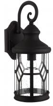  IOL209BK - Atlanta 1 Light Outdoor Lantern, Black Finish