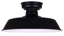 Canarm IOL519BK - RANE, IOL519BK, MBK Color, 1 Lt Outdoor Semi-Flush Light, 100W Type A