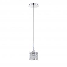  PF61-1LPE-CH - 1 LIGHT PENDANT - ROUND SHADE