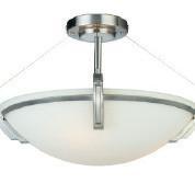  FFP07POB-04PNWH - Nickel Bowl Semi-Flush Mount