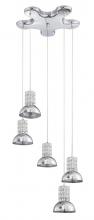  PF51-5LPA-CH - MILLENIUM series 5-Light Chrome Pendant Pan