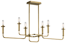  43362NBR - Linear Chandelier 6Lt