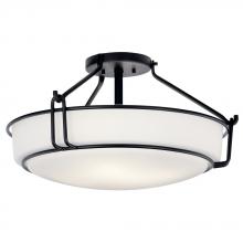  44086BK - Semi Flush 4Lt