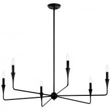  52690BK - Chandelier 6Lt