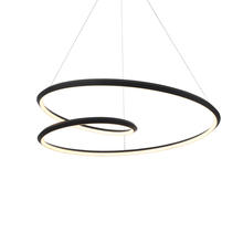  PD22339-BK - Ampersand 39-in Black LED Pendant