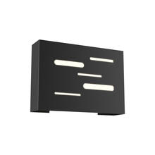  EW37206-BK - DYNAMO ACRYLIC EXTERIOR WALL BLACK 10W 120VAC WITH LED DRIVER 3000K 90CRI