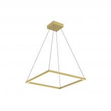  PD88124-BG - Piazza 24-in Brushed Gold LED Pendant