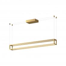  LP45548-BG-UNV - Plaza 48-in Brushed Gold LED Linear Pendant