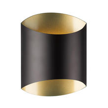  601471BK-LED - Preston 8-in Black LED Wall Sconce