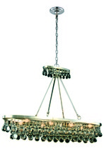  1509G44PN - Bettina 8 light Polished Nickel Pendant Clear Royal Cut Crystal