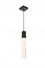  2088D5BK - Aurora 5 inch Pendant in Black