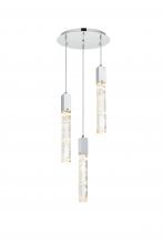  2089D16C - Aurora 16 inch Chandelier in Chrome