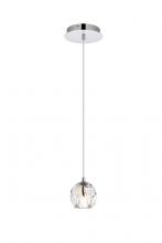  3505D6C - Eren 1 Light Chrome Pendant