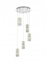  3680D5RC - Aston 20 inch LED Pendant in Chrome