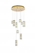  3680D9SG - Aston 24 inch LED Pendant in Satin Gold